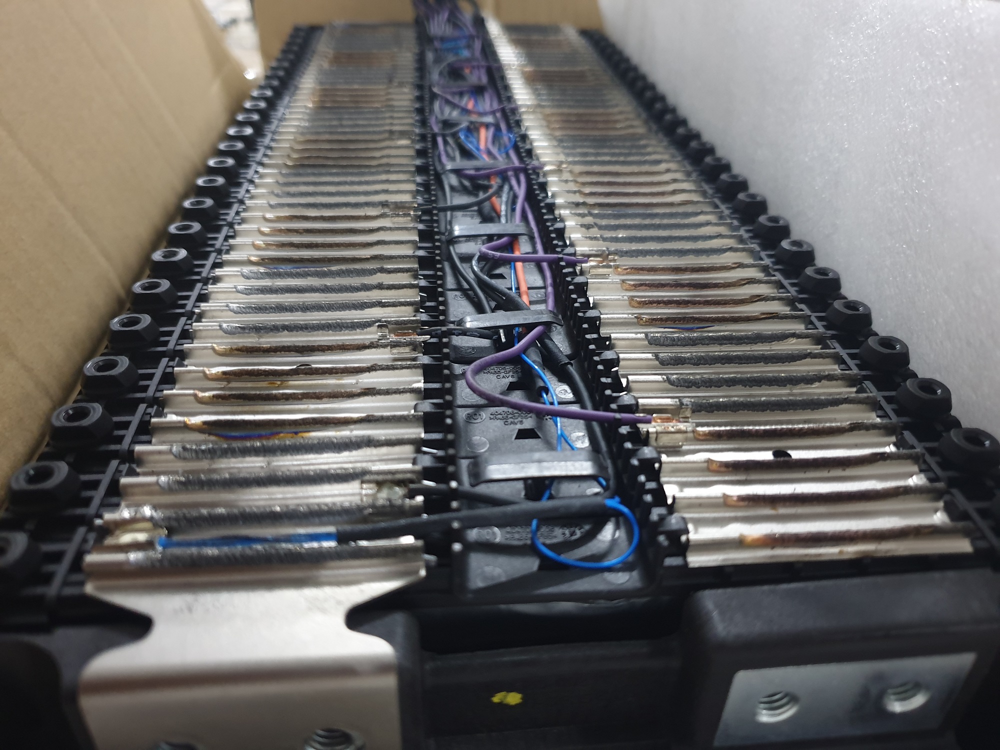 A123 LFP แบตเตอรี่ลิเธียมฟอสเฟส โมดุลแกะรถไฟฟ้า 12s 3.2v 80Ah สำหรับรถกอล์ฟไฟฟ้า