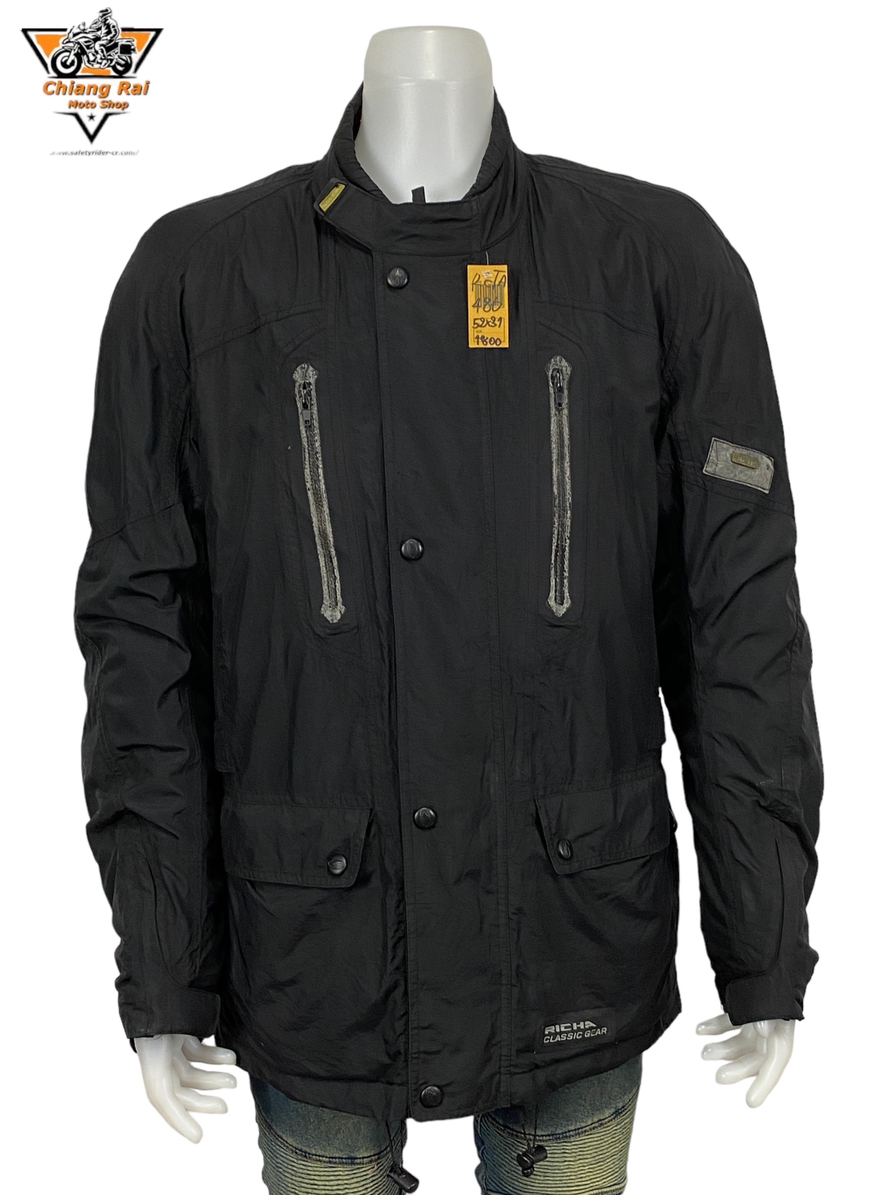 เสื้อขี่มอเตอร์ไซด์( มือสอง) RCTA 486: อก 52" ยาว 31" (XL)**RIC-HA**