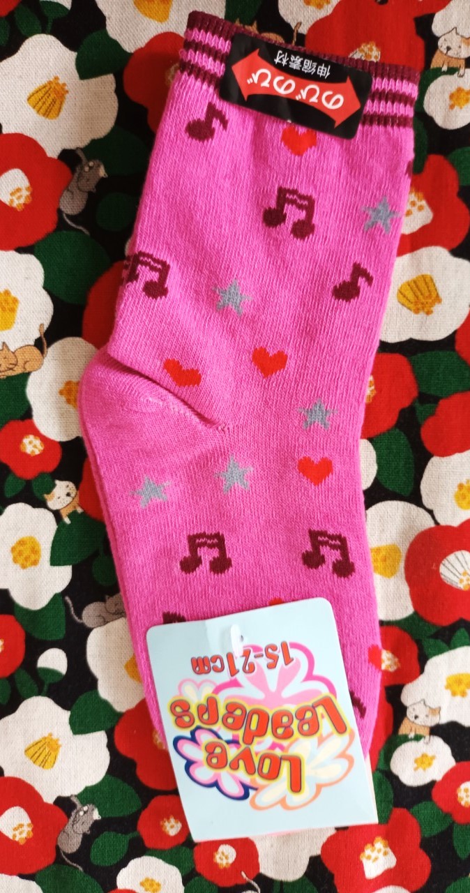 ถุงเท้า Love Leaders จากญี่ปุ่น ยืดหยุ่นได้ดี น่ารัก Size : 15 - 21 cm