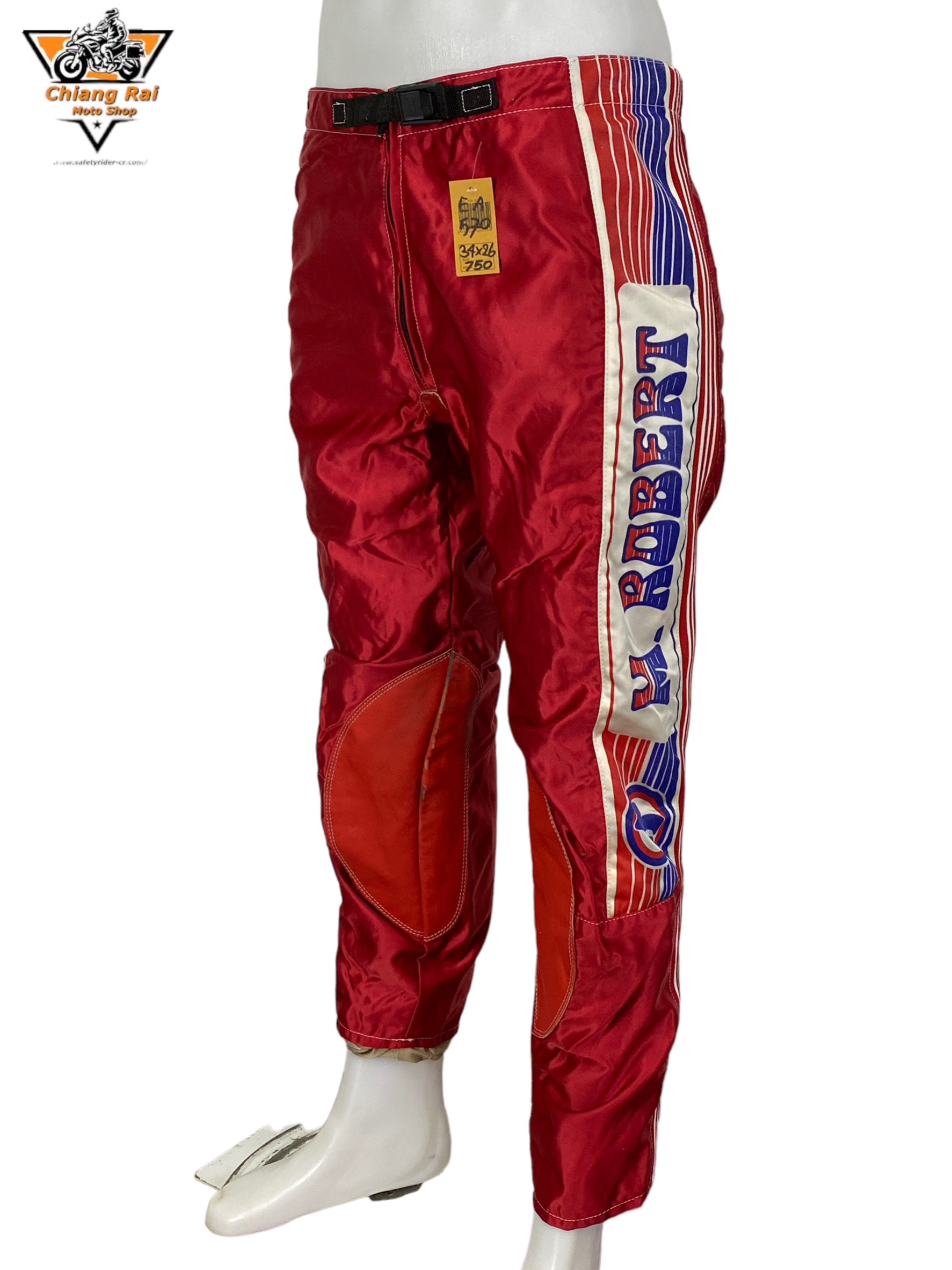 กางเกงสำหรับขี่มอเตอร์ไซด์ ( มือสอง ) E&A 570: เอว 34" ยาว 26" **MROBERT**