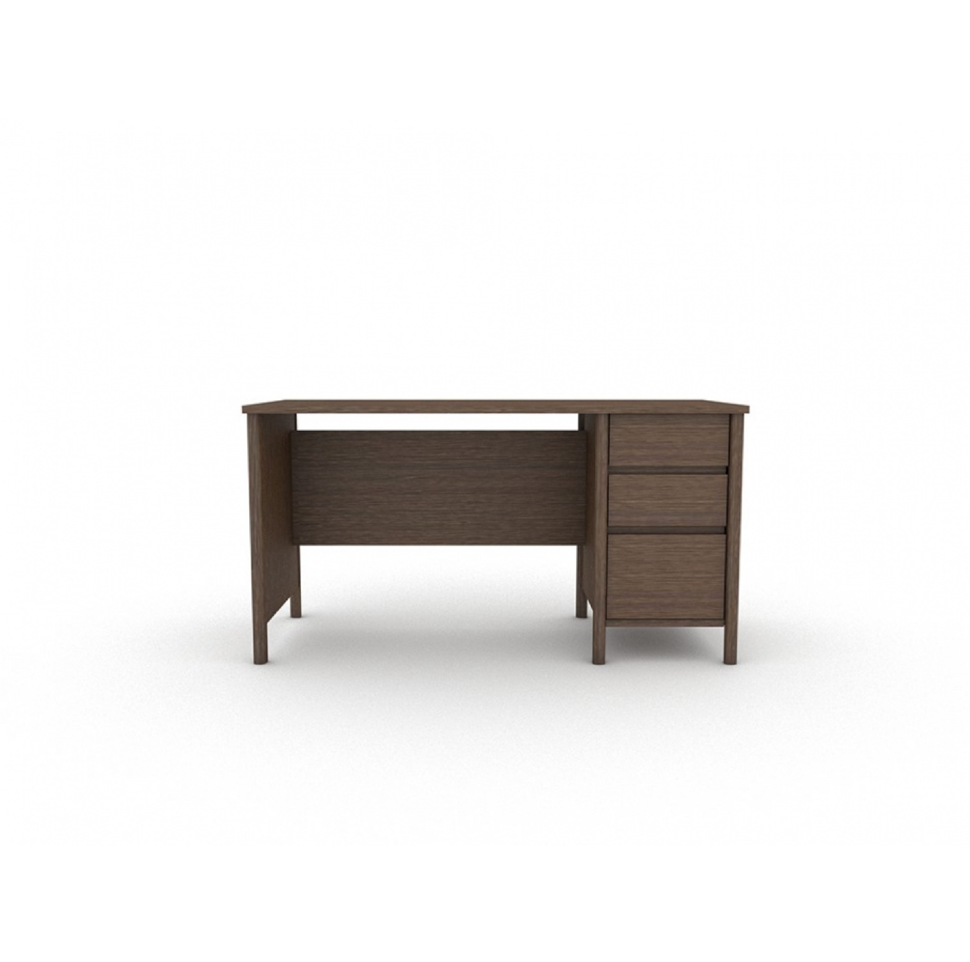 DELICATO โต๊ะทำงาน รุ่นบูมมี่ ขนาด 140x60x75ซม. สีอเมริกาโน่