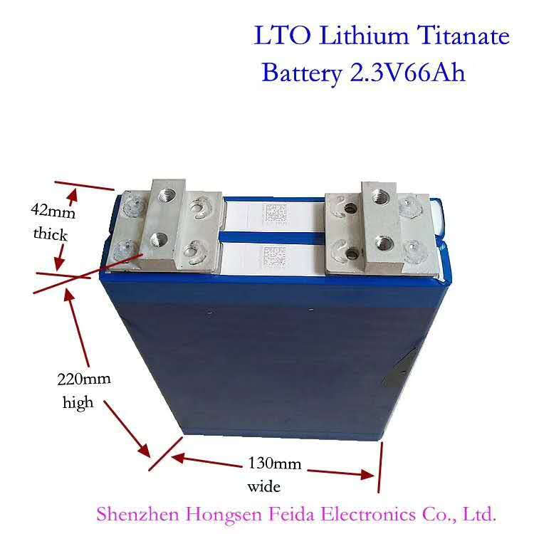 Yinglong LTO lithium titanate 2.4v 66Ah 33Ah module
