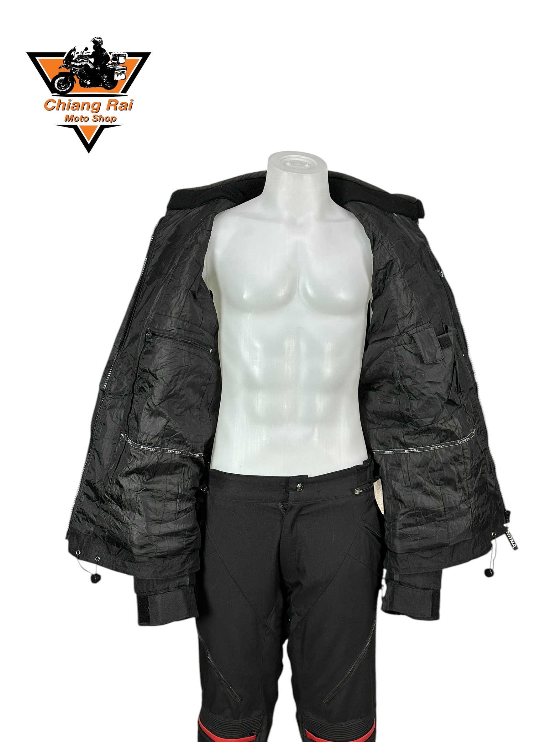เสื้อขี่มอเตอร์ไซด์( มือสอง) RCTA 734 อก 54" ยาว 29 (2XL) **BUFFALO**