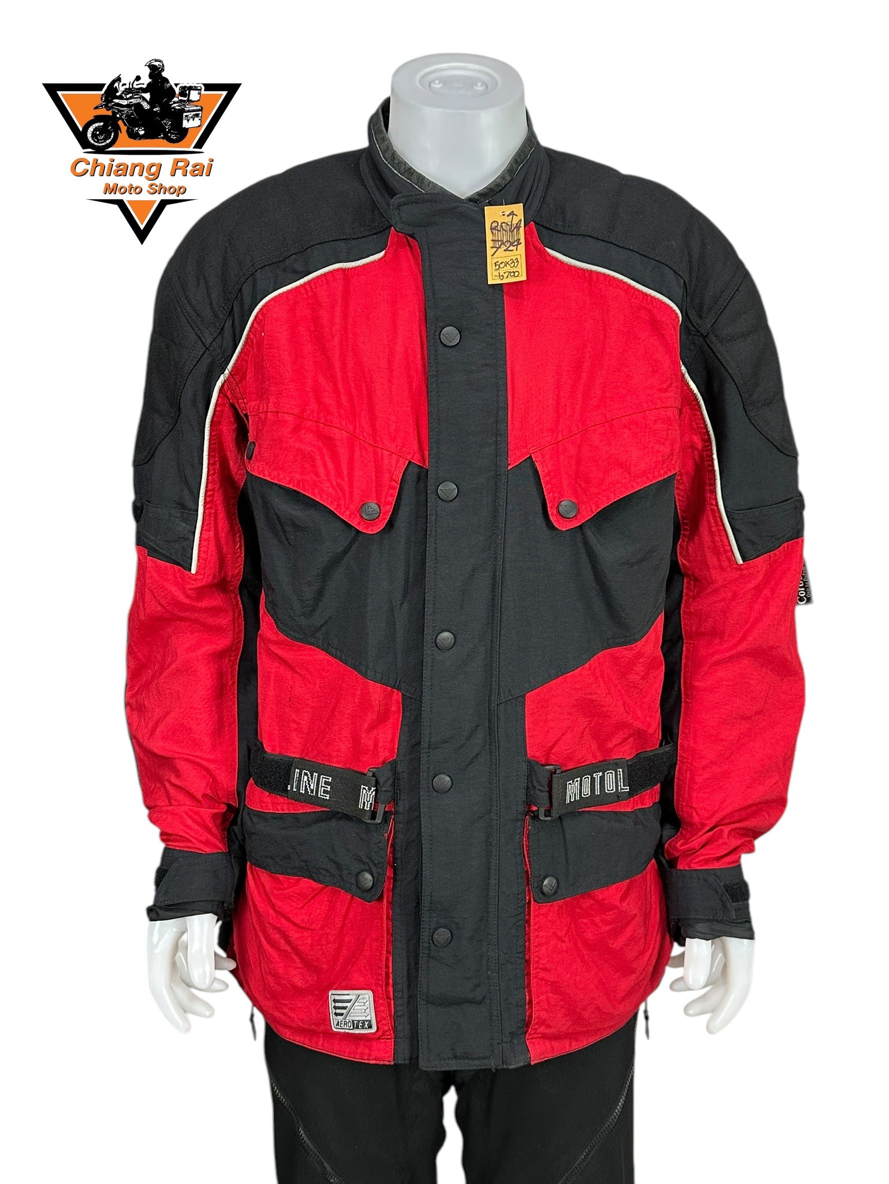 เสื้อขี่มอเตอร์ไซด์( มือสอง) RCTA 724 อก 50" ยาว 33 (XL) **MOTOLINE**