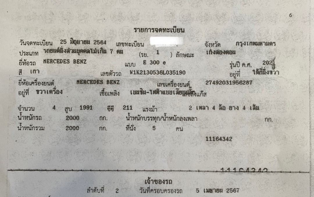 Mercedes Benz E300e Avantgarde ปี 2021