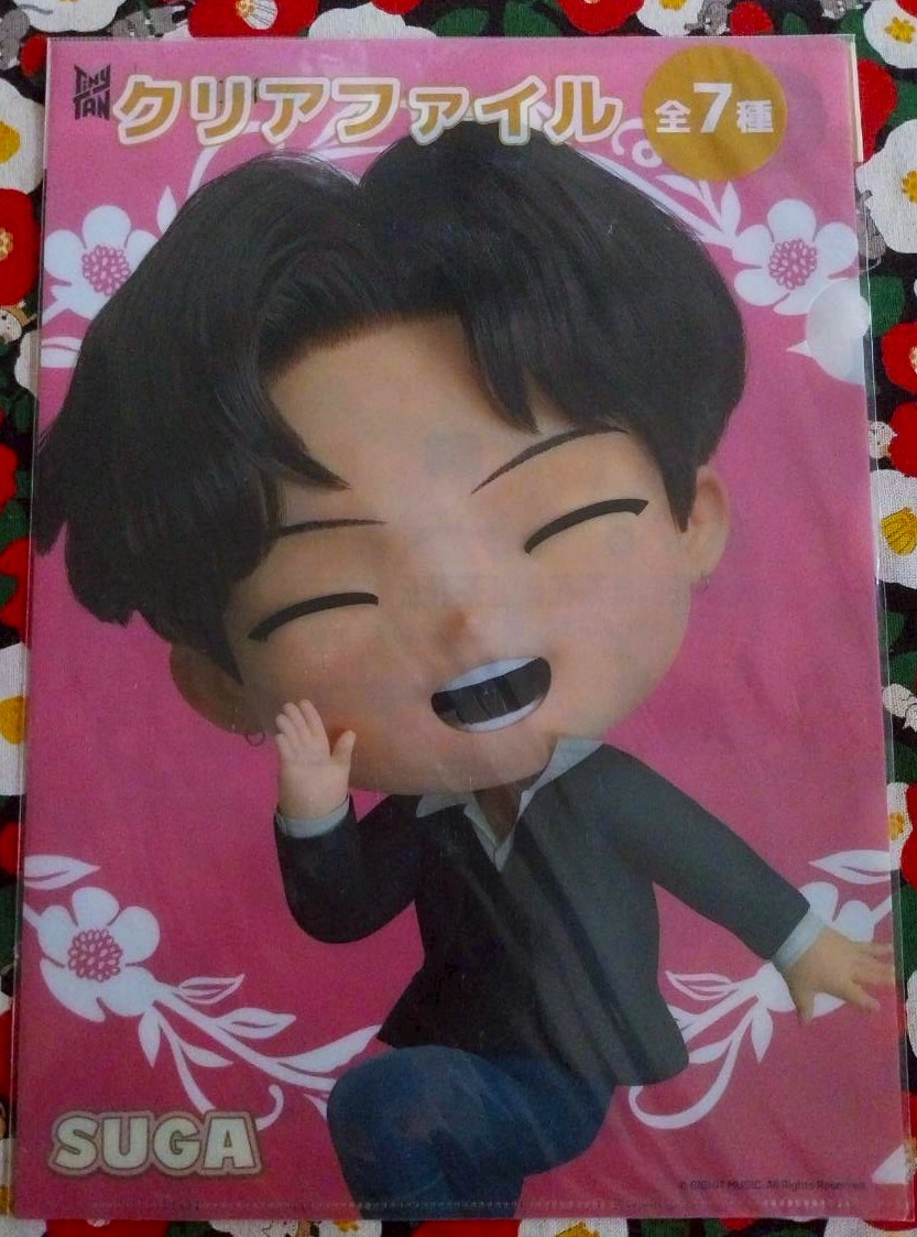 แฟ้ม A4 ชูก้า BTS Tiny TAN SUGA x kochakaden 30th จากญี่ปุ่น MADE IN JAPAN