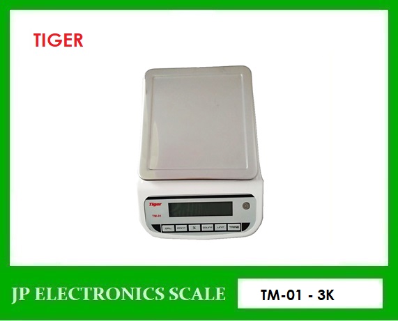 เครื่องชั่งละเอียดสูง3000g เครื่องชั่ง ละเอียด3000g เครื่องชั่งคุณภาพสูง3000กรัม เครื่องชั่งน้ำหนัก3000กรัม เครื่องชั่งน้ำหนัก3000g ตาชั่ง3000g กิโลดิจิตอล3000กรัม เครื่องชั่ง3000g*0.1g ยี่ห้อ TIGER รุ่น TM-01 ขนาดถาดชั่ง 180*170mm.