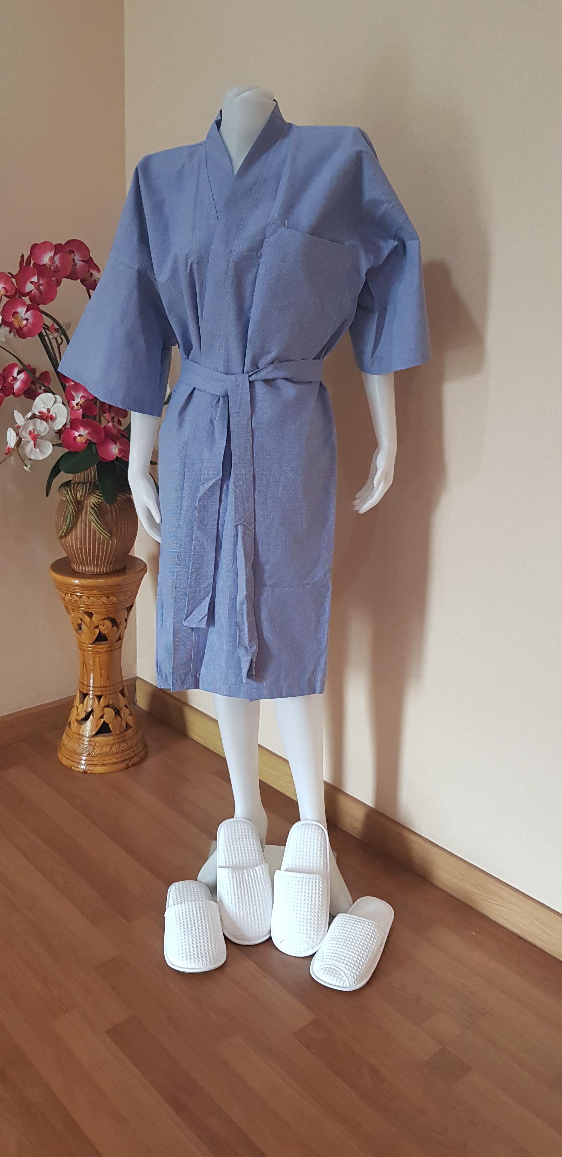 เสื้อคลุมอาบน้ำ ผ้าด๊อบบี้