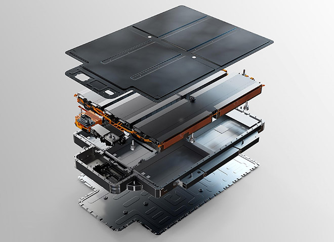 NIO new combine battery 75kw NMC LFP from CATL