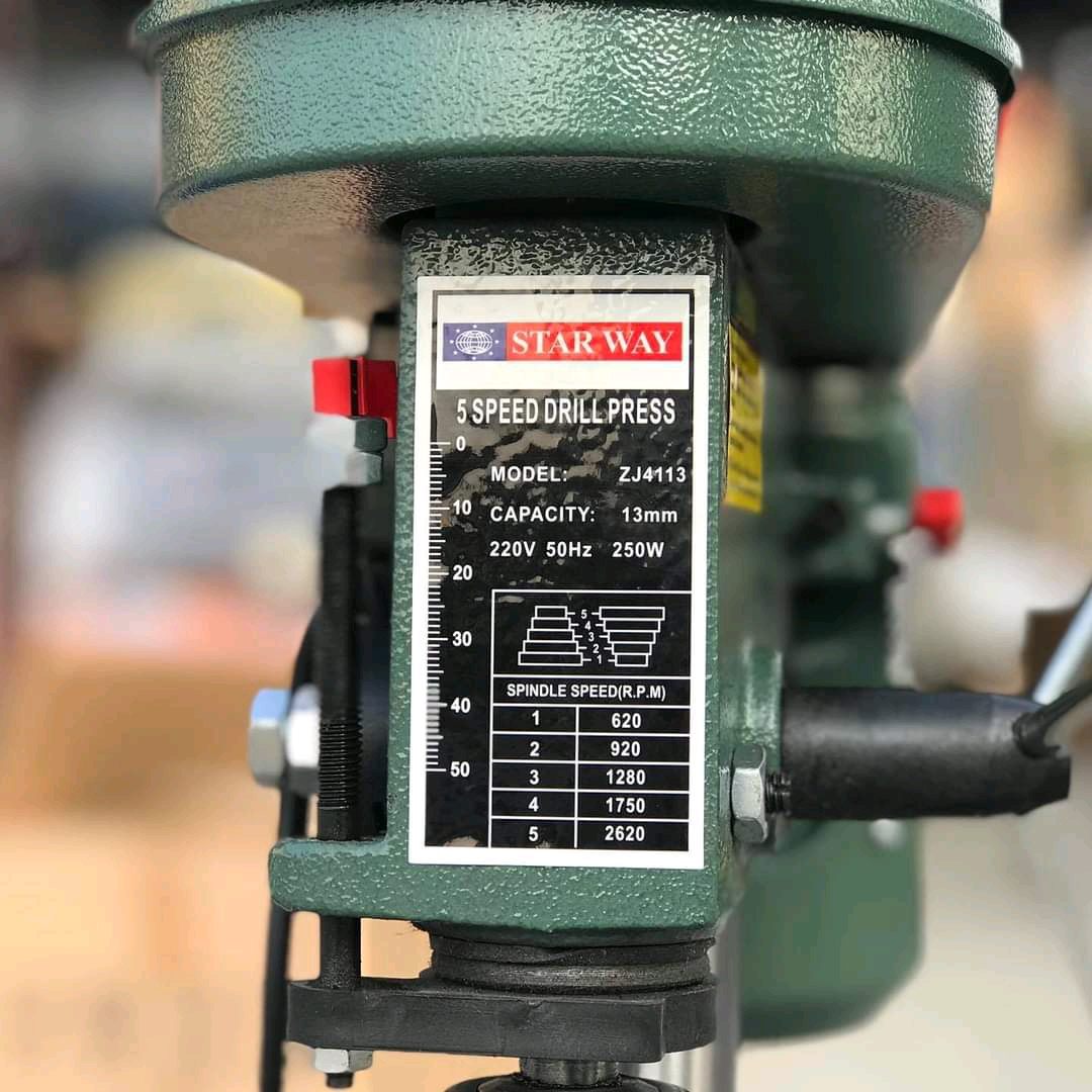 สว่านแท่น Starway 4 หุน ปรับได้ 5 สปีด แถมฟรีปากกาจับชิ้นงาน
