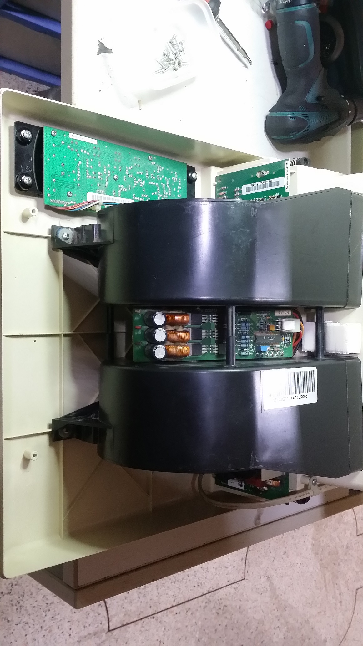 ซ่อมเครื่องฟอกอากาศ ยี่ห้อ AMWAY รุ่น E-2526 อาการเครื่องซ๊อตเปิดไม่ติด