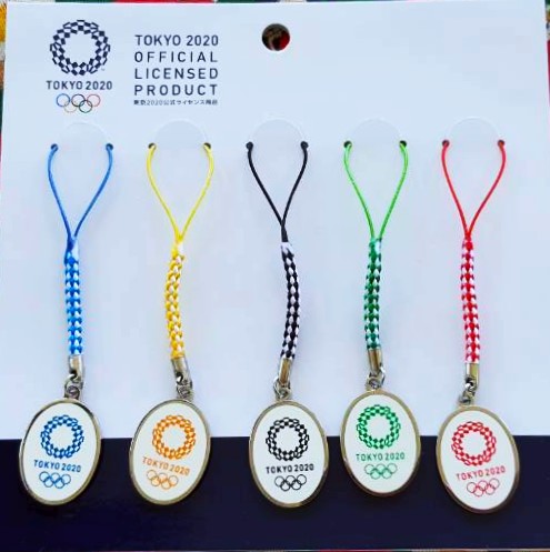 Set Tokyo 2020 Olympic and Paralympic Games พวงกุญแจ โตเกียว โอลิมปิก 2020 ของแท้จากญี่ปุ่น 1 Set 5 ชิ้น สวย คุ้มมากๆหายาก TOKYO 2020 OFFCIAL LICENSED PRODUCT