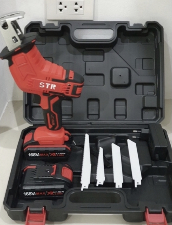 เลื่อยชักแบตเตอรี่ STR 168V แบต 2 ก้อน