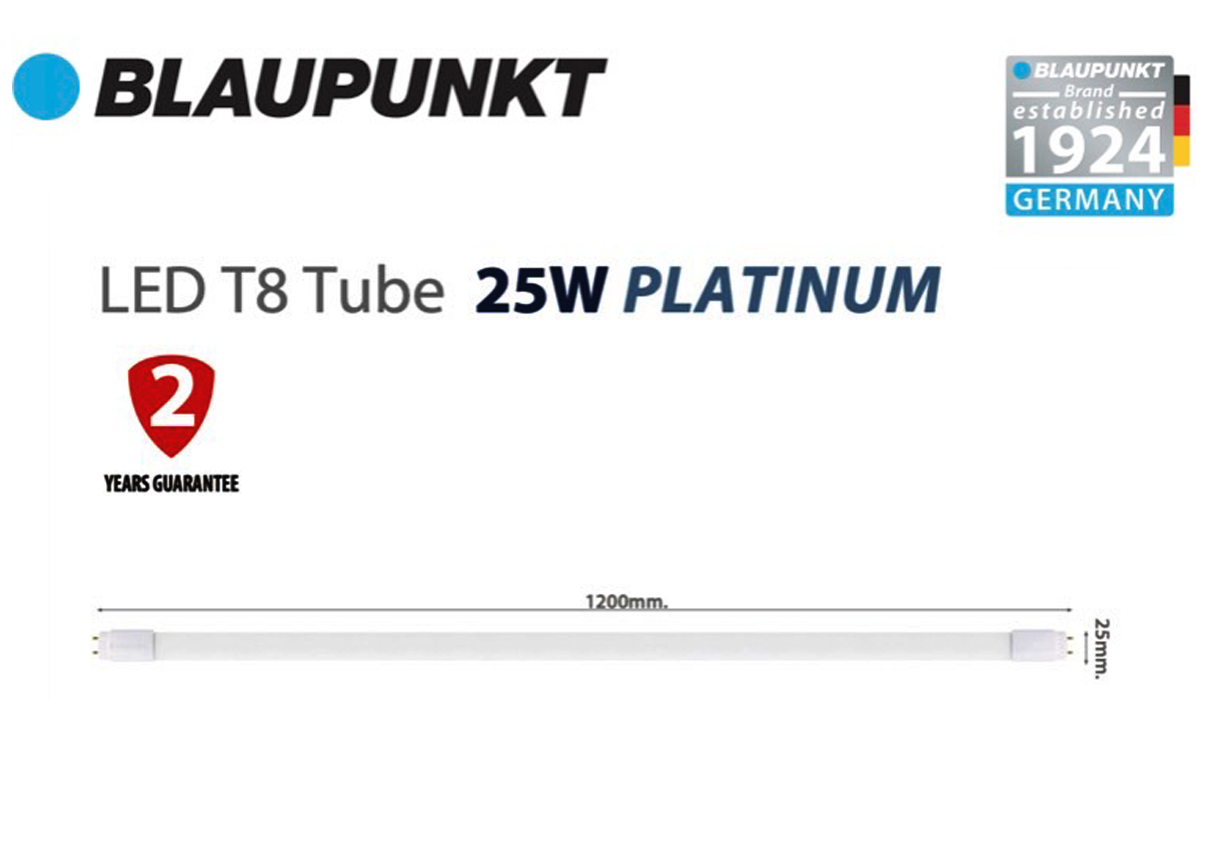 หลอด LED T8 25W BLAUPUNKT