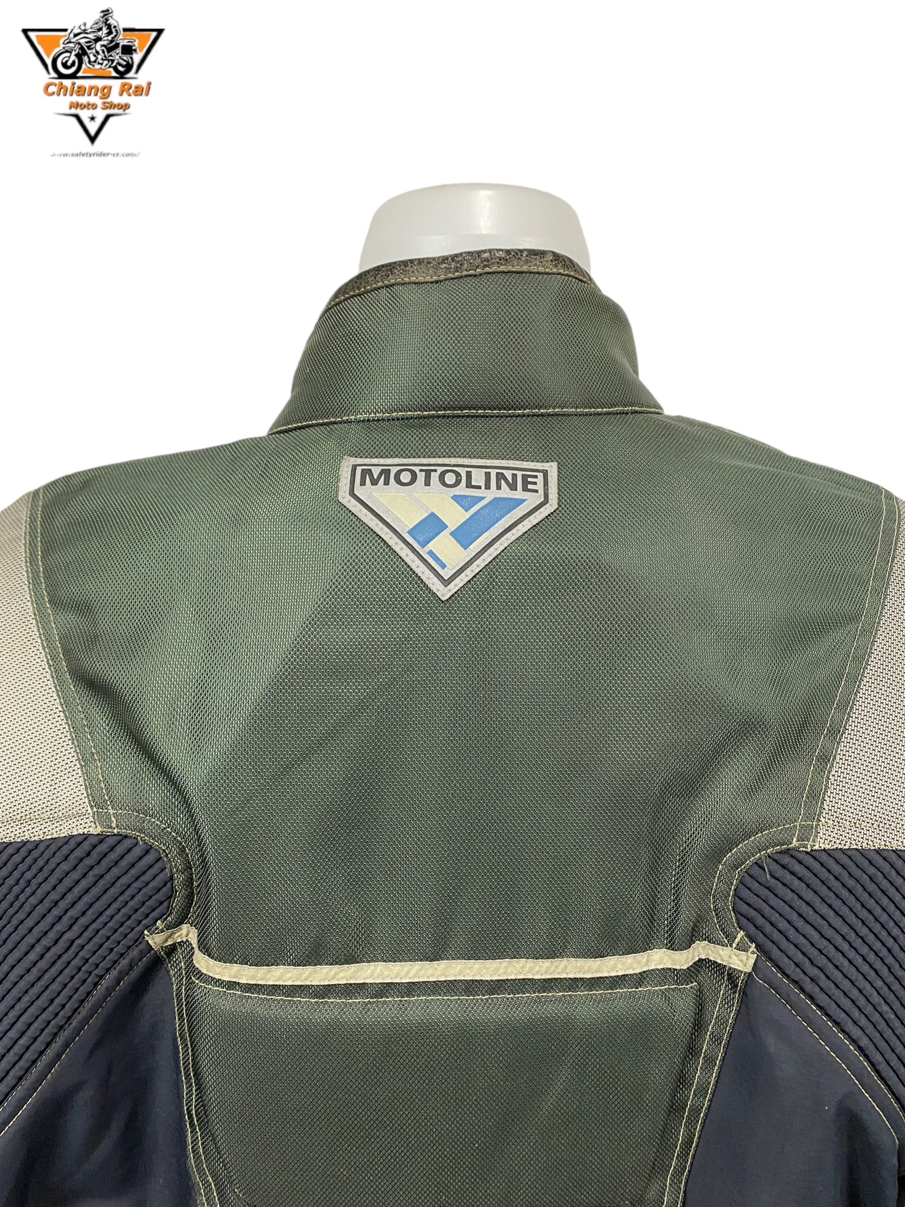 เสื้อขี่มอเตอร์ไซด์( มือสอง) RCTA 476: อก 52" ยาว 32" (XL) **MOTOLINE**