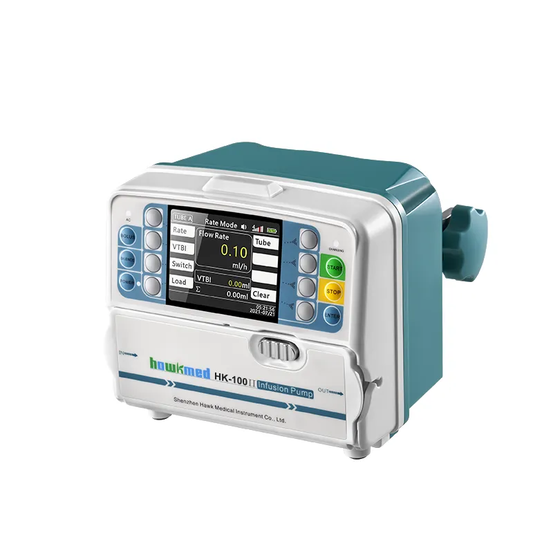 เครื่องควบคุมการให้สารละลายทางหลอดเลือดดำ HAWKMED Infusion Pump รุ่น HK-100II