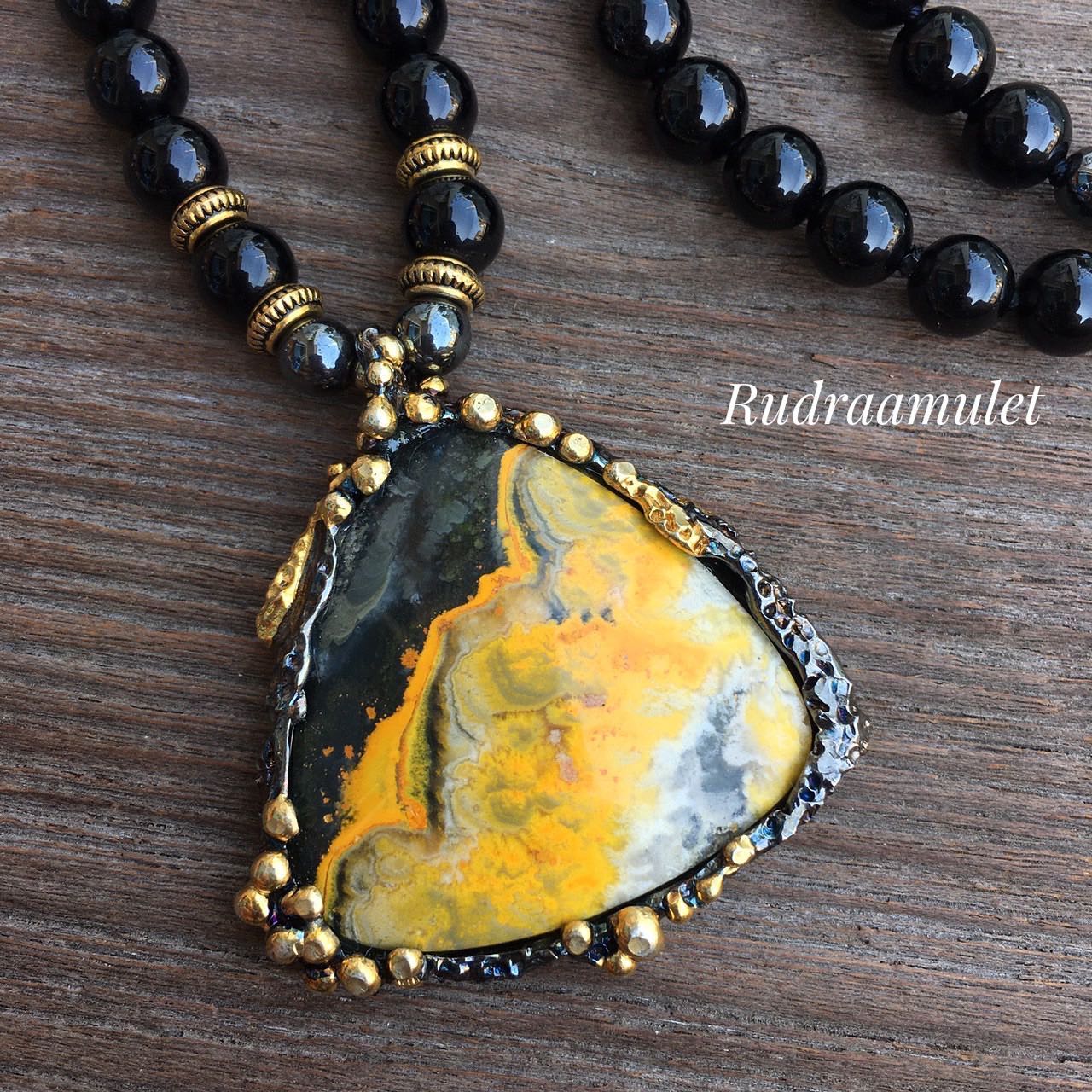สร้อยบัมเบิลบีแจสเปอร์ bumblebee jasper