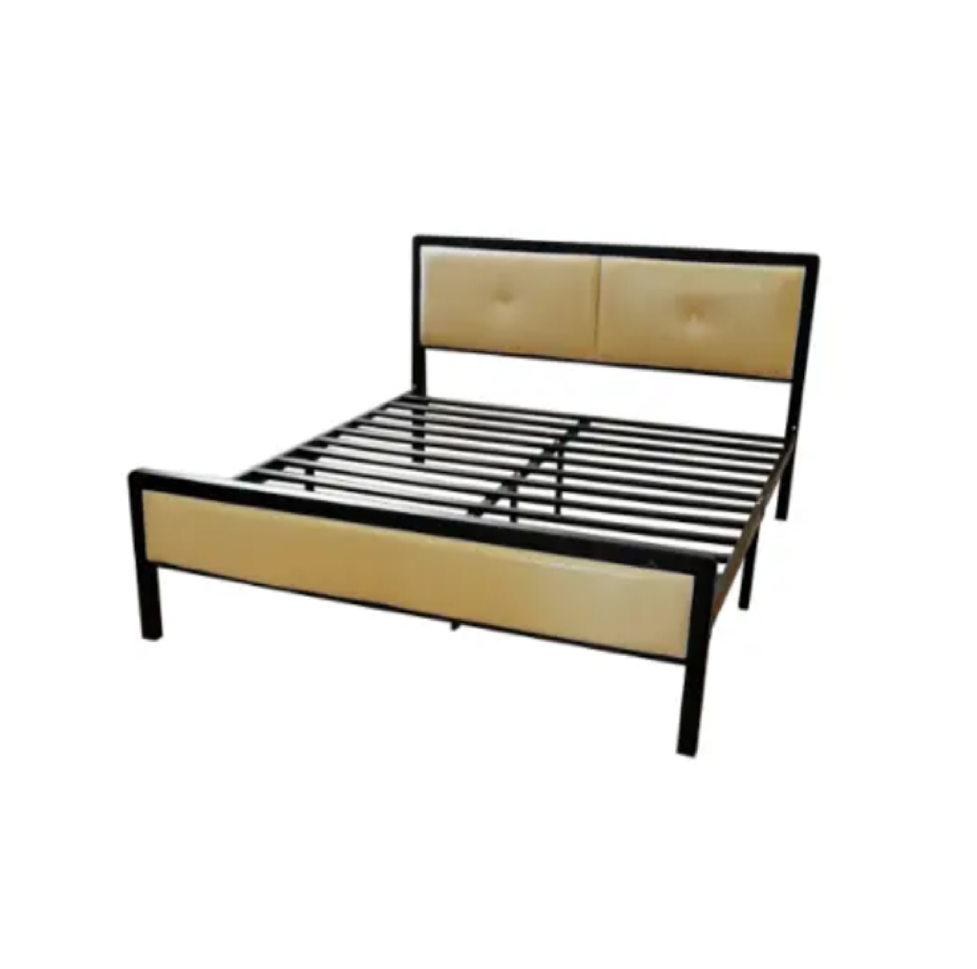 เตียงเหล็กหัวเบาะ 3.5ฟุต T120-KK