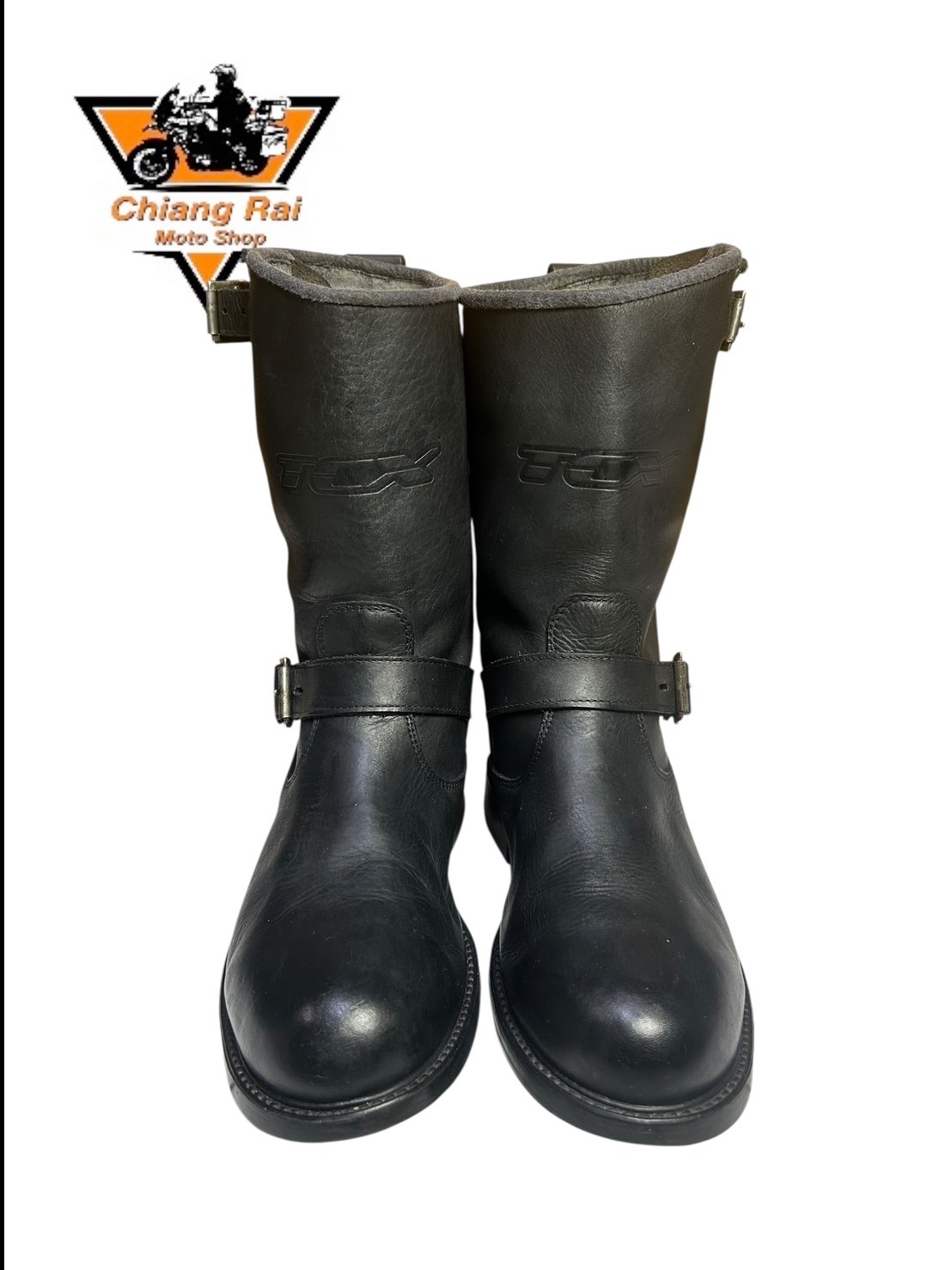 รองเท้าขี่มอเตอร์ไซด์( มือสอง) RCBT-053 Size ขนาดจากป้าย 44:EUR / 10:UK / 28:Cm.(TCX)