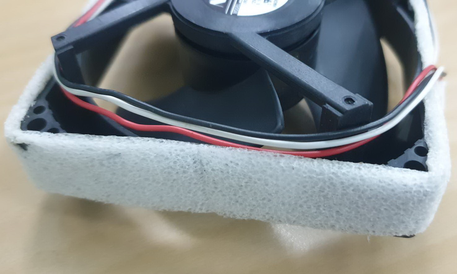 Nidec U92C12MS1B3-52 K091 พัดลมตู้เย็น SAMSUNG 12VDC (มีโฟมด้านข้าง) ขนาด 91.2*91.2 mm