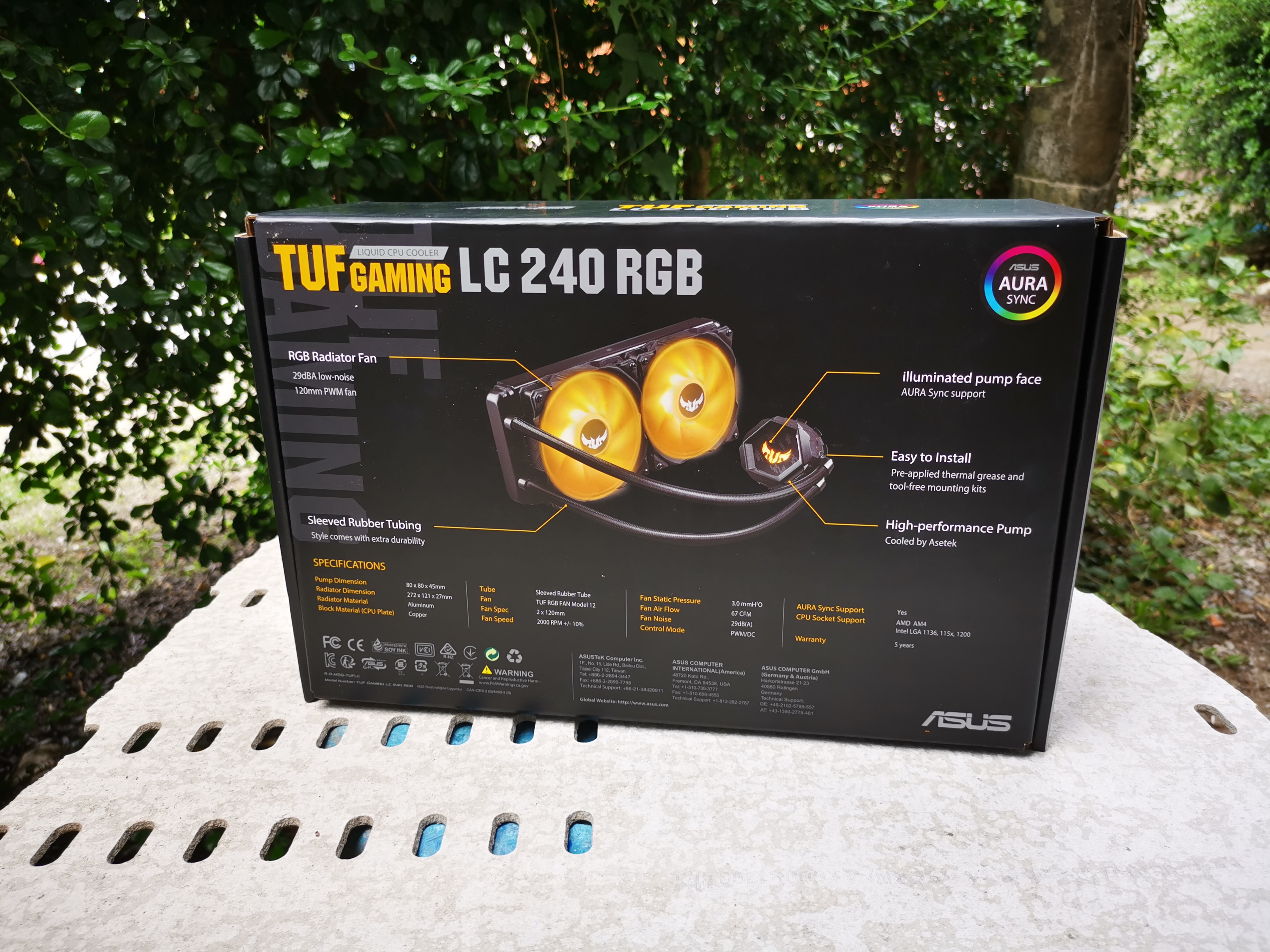 LIQUID COOLER ASUS TUF GAMING LC 240 RGB