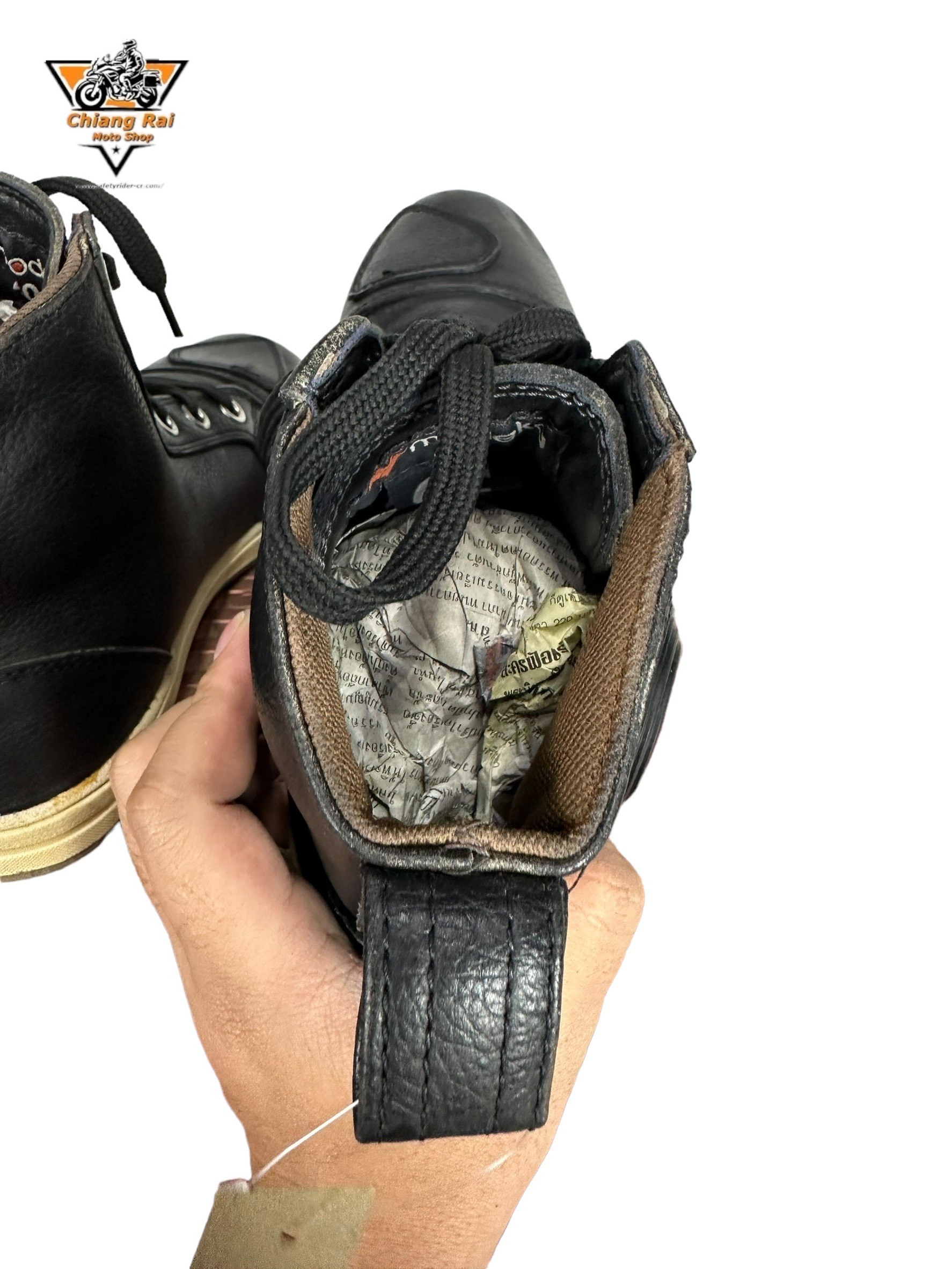 รองเท้าขี่มอเตอร์ไซด์( มือสอง) RCBS-561 Size ขนาดจากป้าย 40:EUR / 6:UK / 24.5:Cm.(modeka)