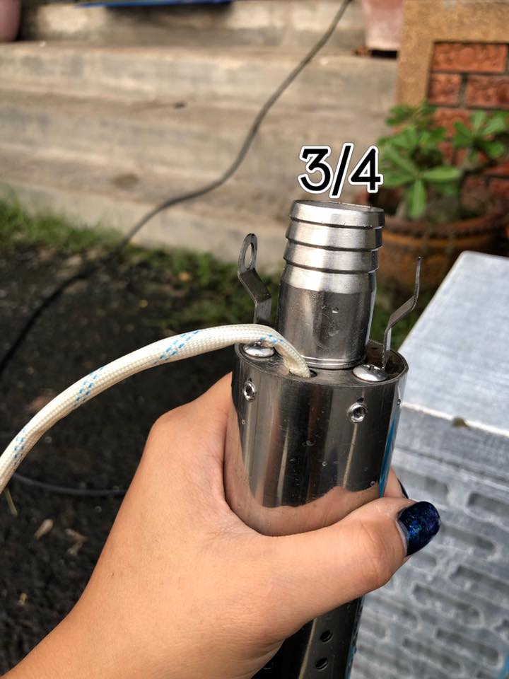 ปั้มน้ำโซลาร์เซลล์ บัสเลส ใช้ไฟ24v-36V ท่อน้ำออก6หุน -1นิ้ว