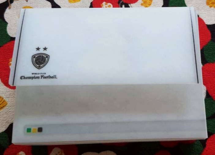 กล่อง ใส่ การ์ด นามบัตร ใส่ของ พกพา WCCF จากญี่ปุ่น World Club Champion Football ฟุตบอล Size : 10 x 7.5 cm