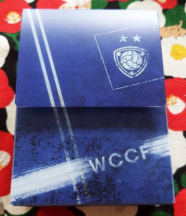 กล่อง ใส่ การ์ด นามบัตร ใส่ของ พกพา WCCF จากญี่ปุ่น World Club Champion Football ฟุตบอล Size : 10 x 7.5 cm