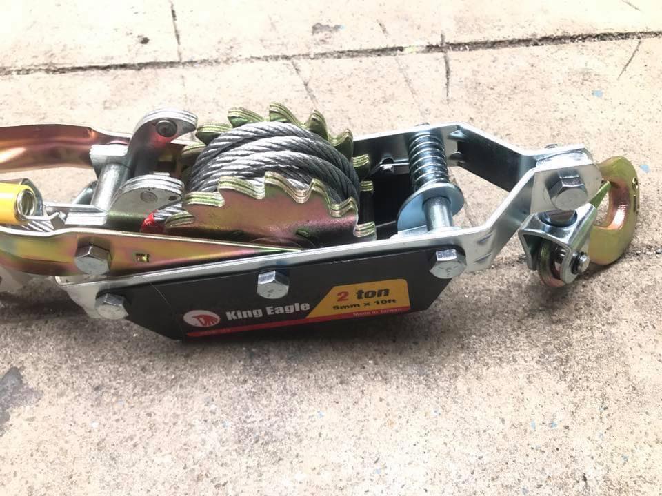 รอกสลิง มือโยก ยี่ห้อ King Eagle 2-4 ตัน ยาว 3 เมตร