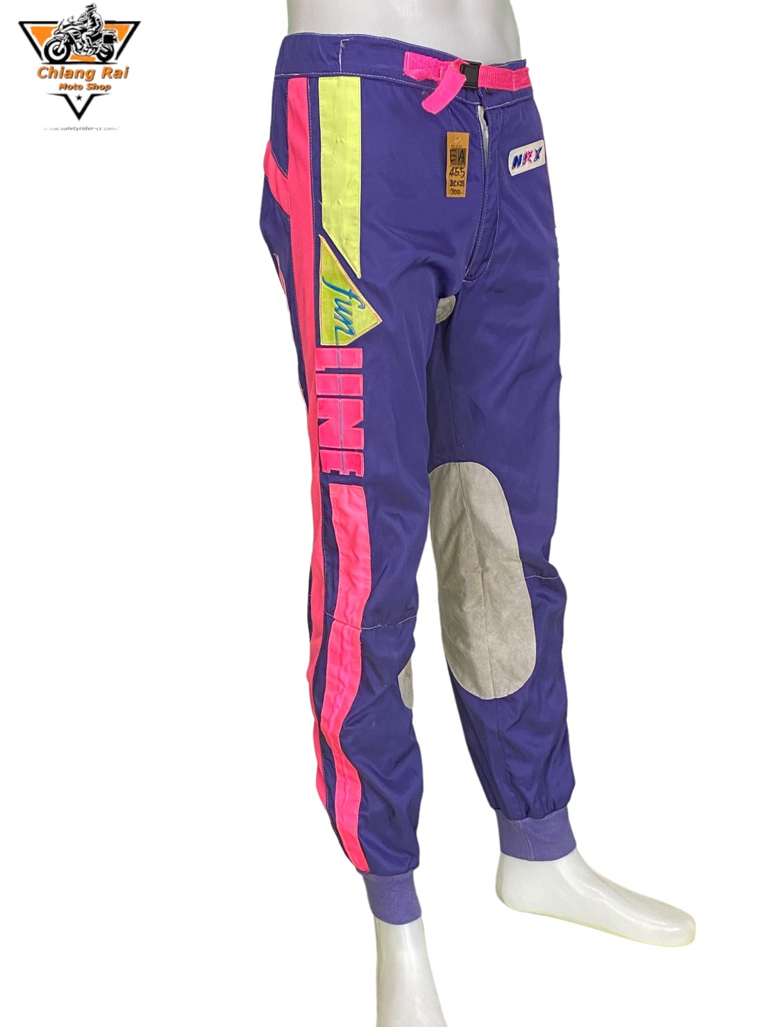 กางเกงขี่มอเตอร์ไซด์ ( มือสอง ) E&A 455: เอว 32" ยาว 28" **NRY**