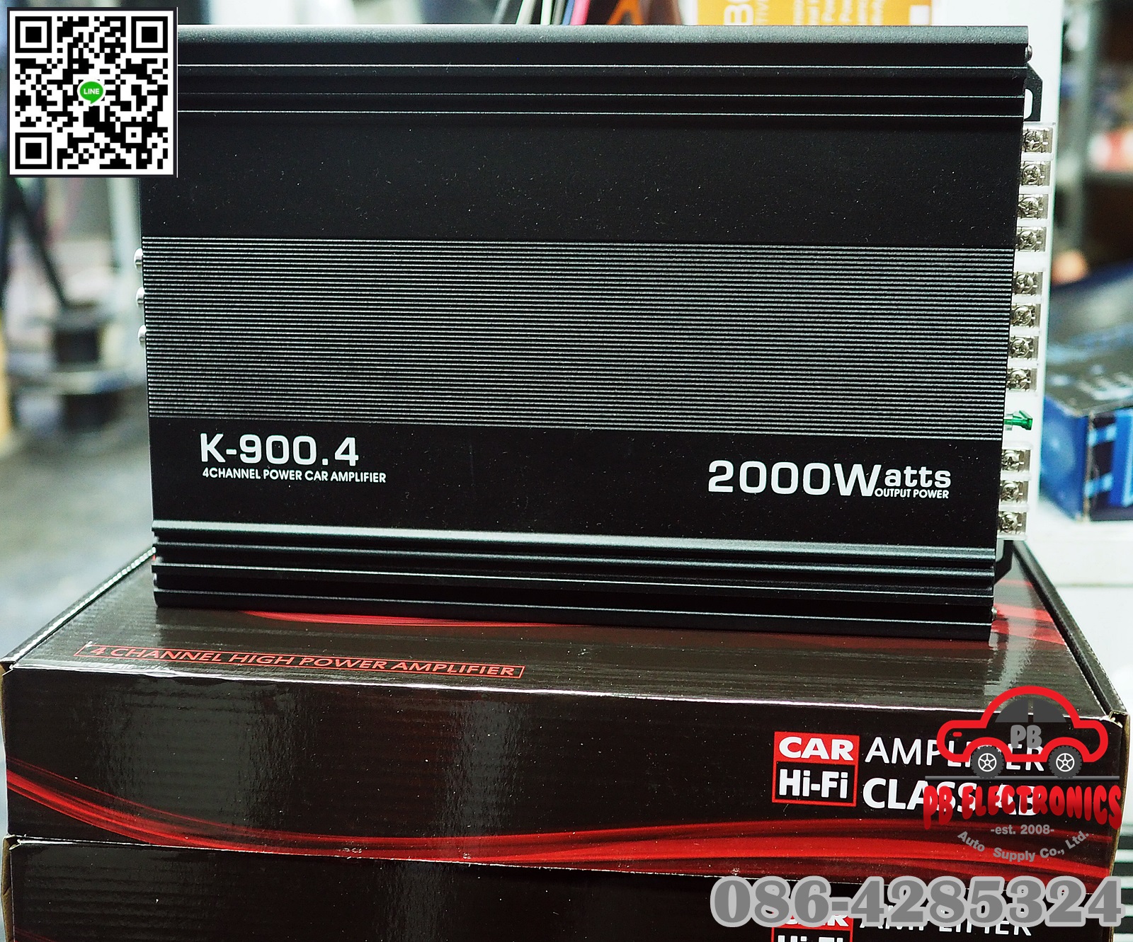 PowerAmp 4 Ch Nologo รุ่น 900.4