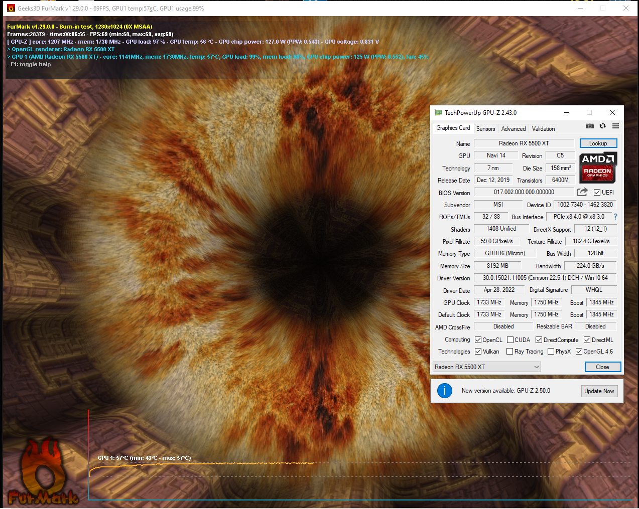 GIGABYTE RX 5500 XT OC