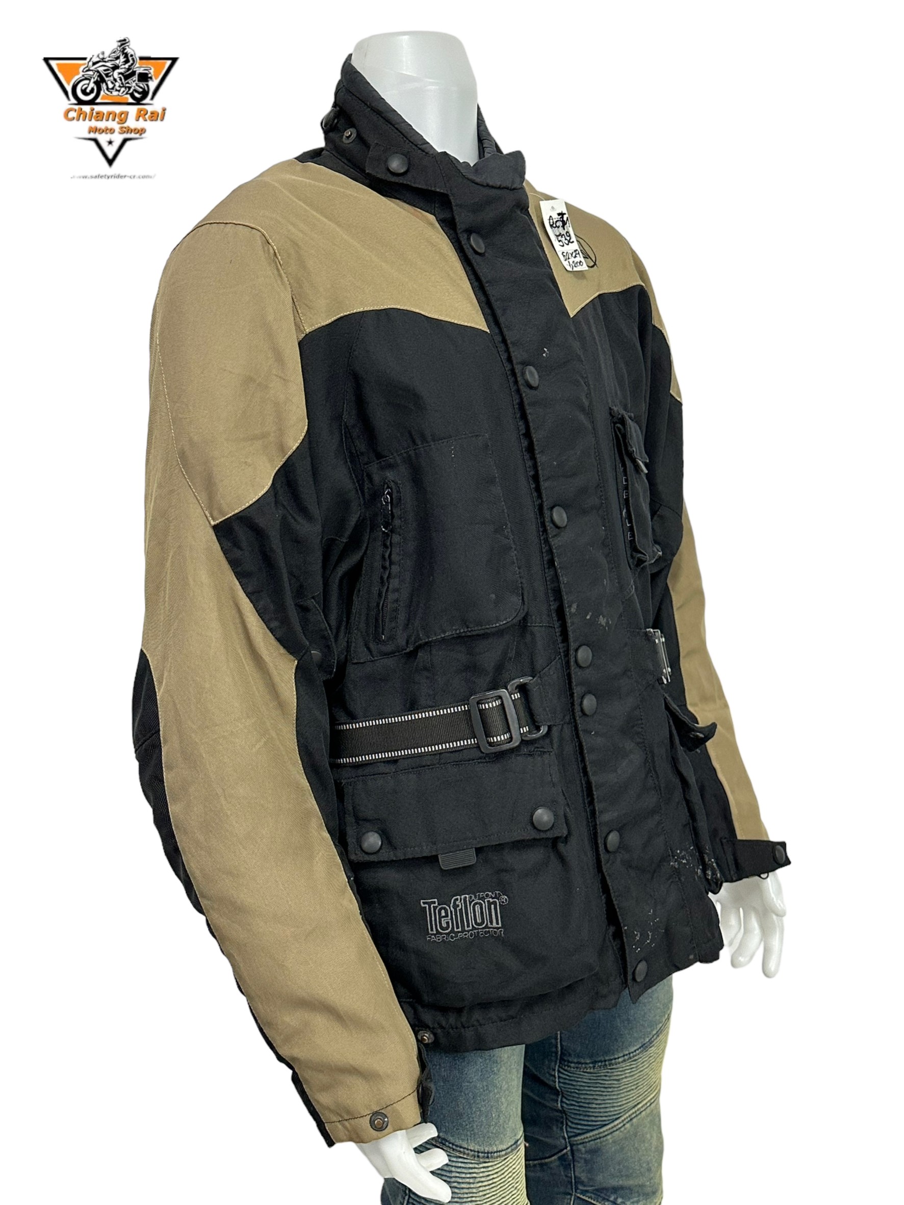 เสื้อขี่มอเตอร์ไซด์( มือสอง) RCTA 532: อก 52" ยาว 29" (XL) **TEFION**