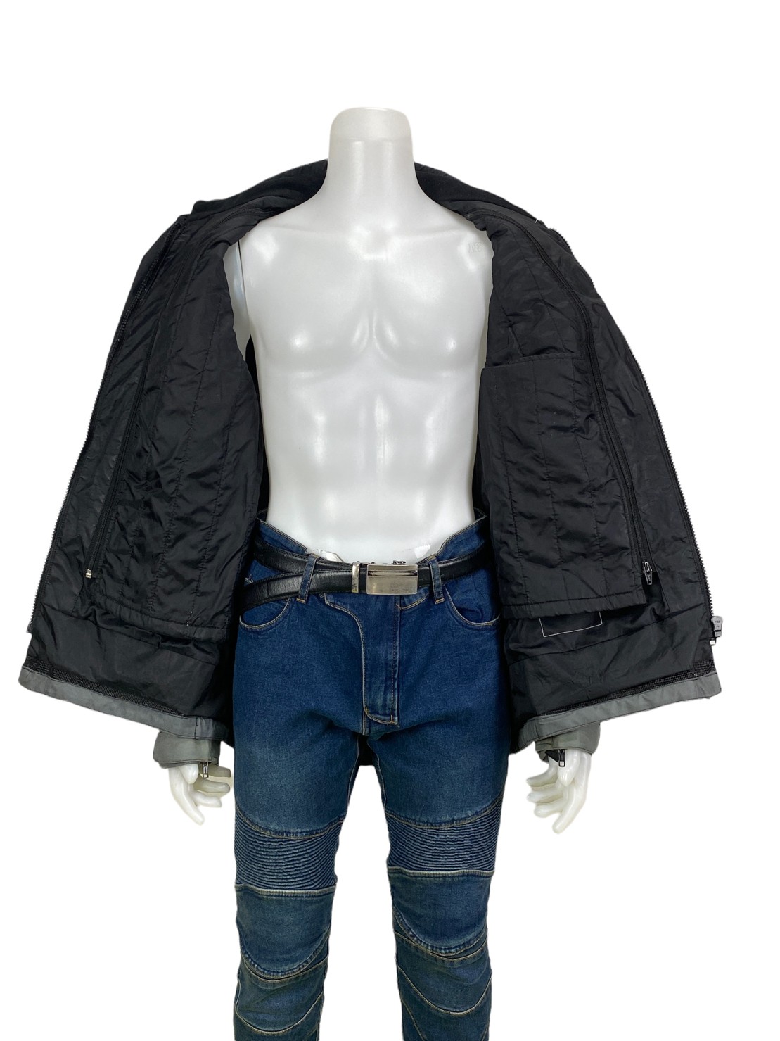 เสื้อขี่มอเตอร์ไซด์( มือสอง) RCTA 298 อก 54 " ยาว 29 " ยี่ห้อ**Hebo**