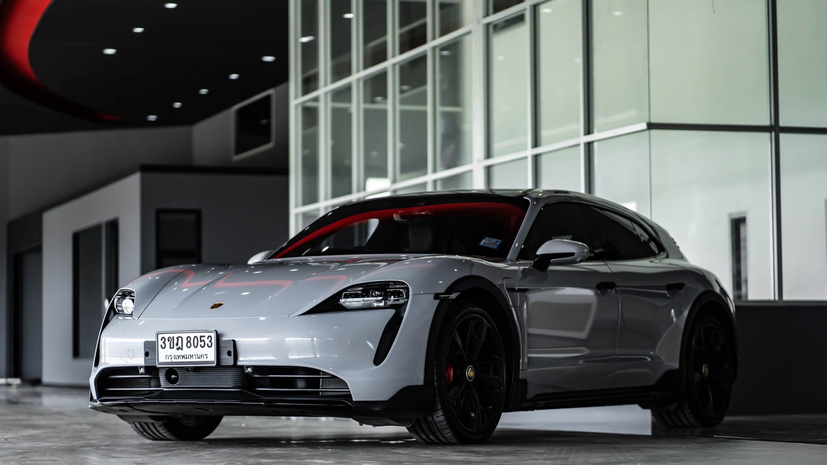 Porsche Taycan 4S Cross Turismo ปี 2022 สีดำ WRAP เทา รุ่น TOP