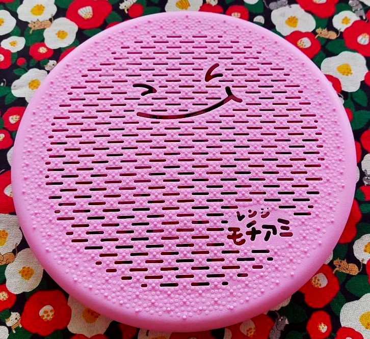 ที่อุ่น โมจิ ใน ไมโครเวฟ จากญี่ปุ่น โมจินุ่มๆ ลอกออกง่ายมากทำความสะอาดก็ง่าย Size : 25 cm Akebono Polypropylene Mochi Grill Net