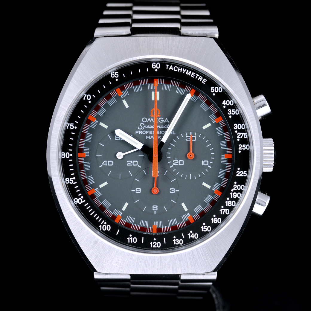 Omega Speedmaster Mark2 Racing Dial Cal.861 สายเหล็กแท้ ไขลาน ขนาด 40 mm
