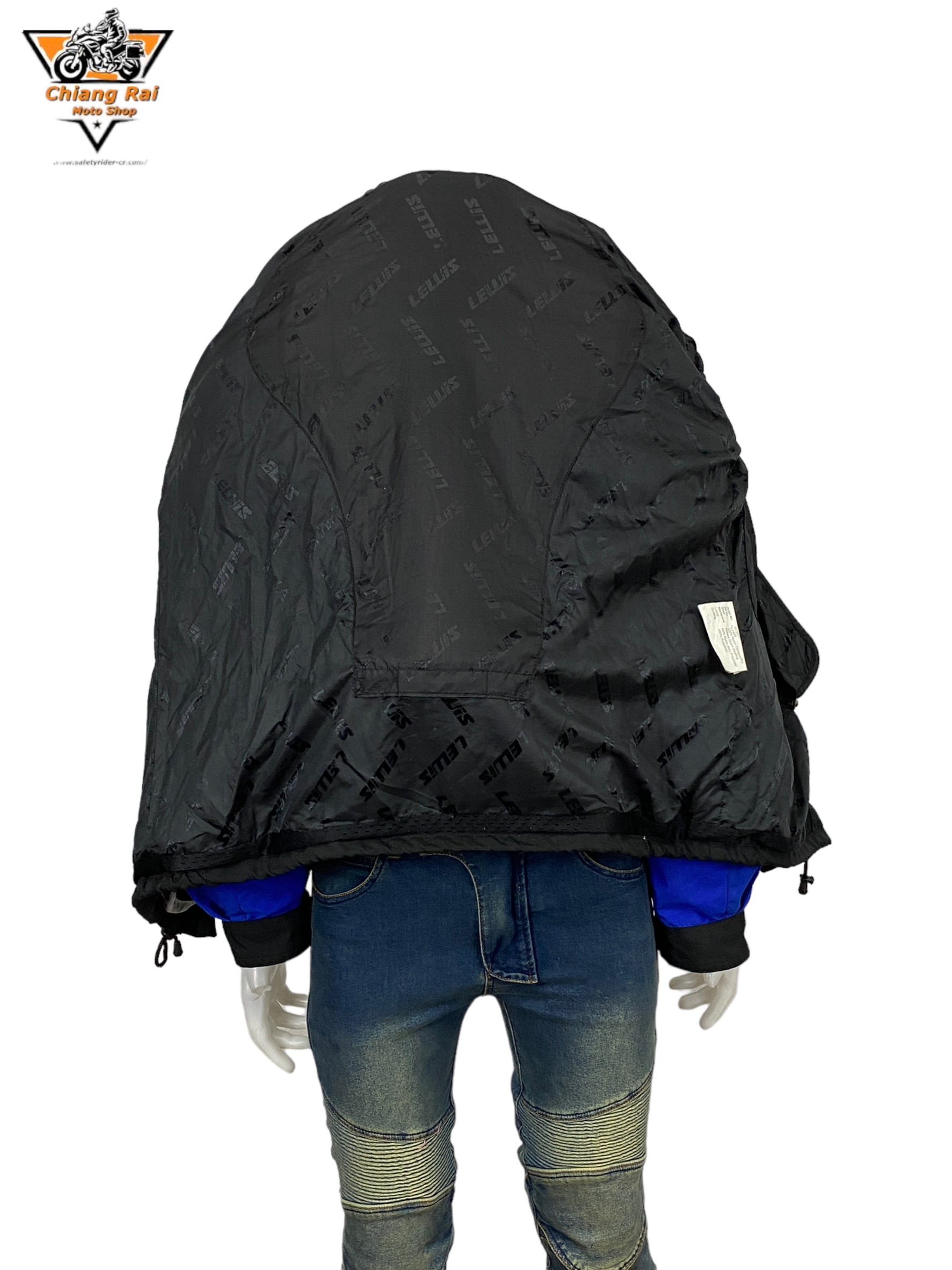 เสื้อขี่มอเตอร์ไซด์( มือสอง) RCTA 483: อก 52" ยาว 28" (XL) **LEWIS**