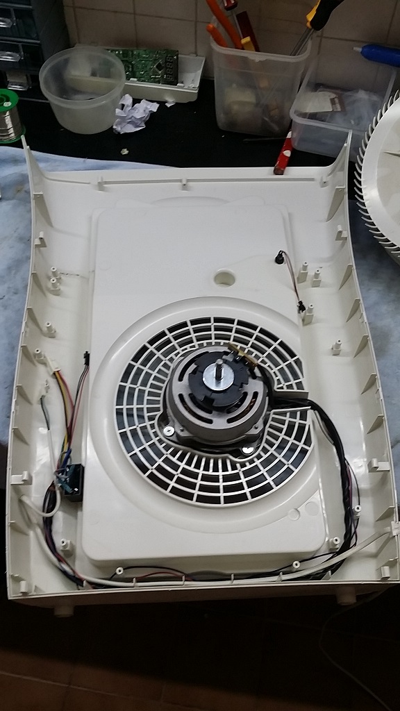 ซ่อมเครื่องฟอกอากาศ ยี่ห้อ 3M รุ่น FAP03-RS-2 อาการพัดลมหมุนเบา