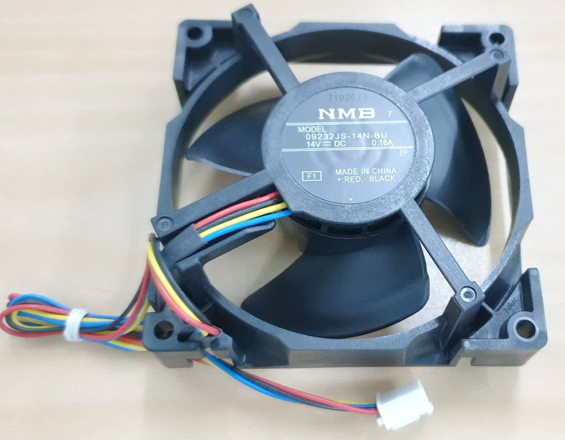 พัดลม 09232JS-14N-BU 14VDC ตู้เย็น TOSHIBA GR-A25K,A28K