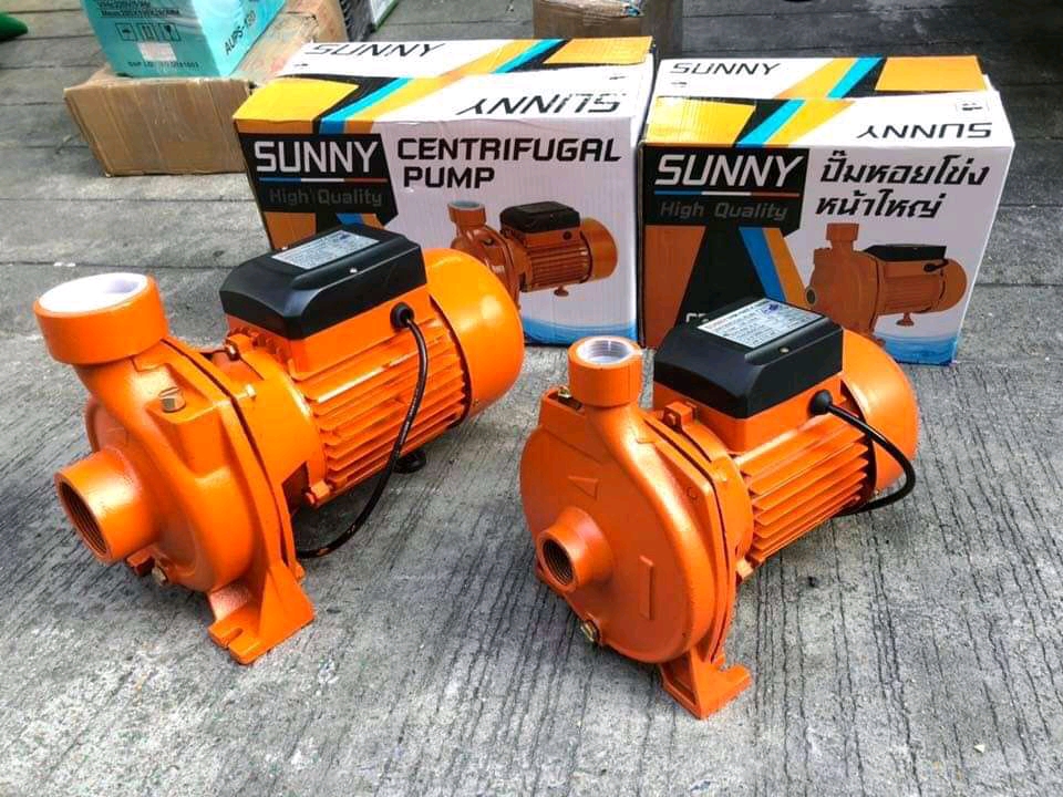 ปั๊มหอยโข่งหน้าใหญ่ ยี่ห้อ Sunny มีขนาด 1 นิ้ว และ 2 นิ้ว คุณภาพเยี่ยม ผ่าน ISO 9001