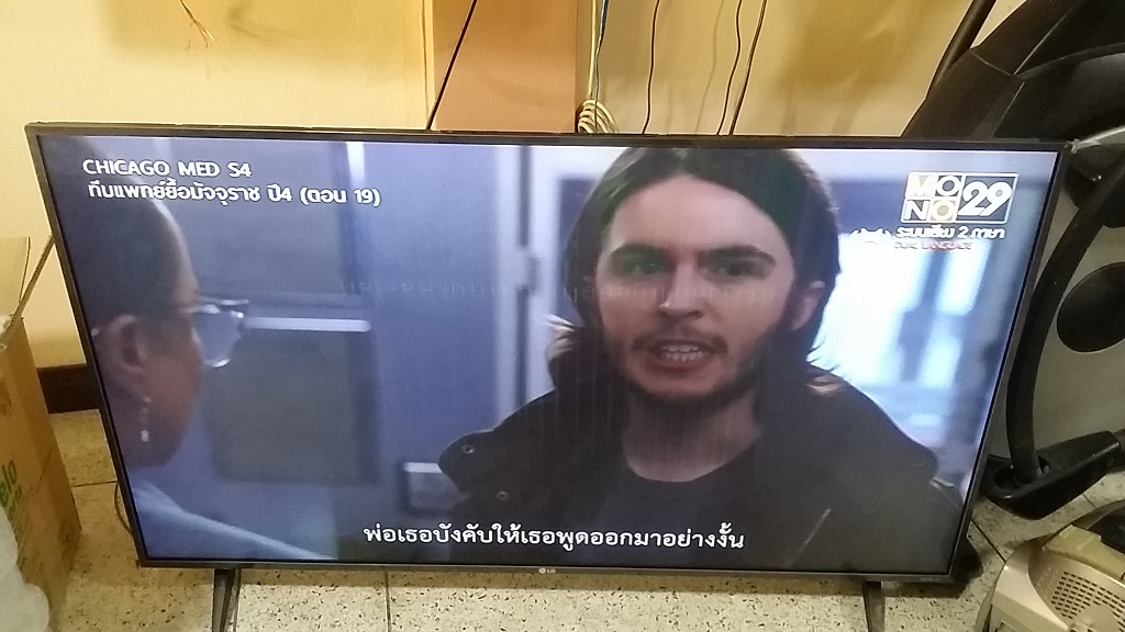 ซ่อมโทรทัศน์ LCD-TV ยี่ห้อ LG รุ่น 49UH600T อาการภาพซ้อน/ภาพเต้น