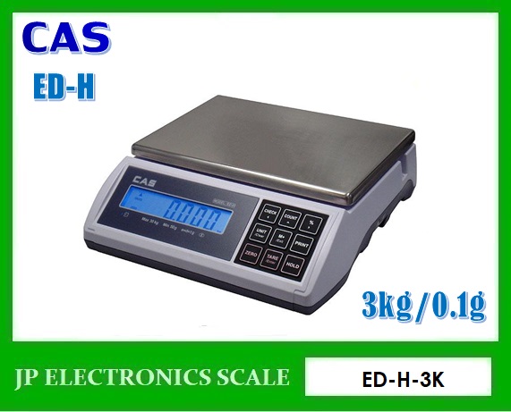 เครื่องชั่ง3กิโลกรัม เครื่องชั่งน้ำหนัก3กิโล เครื่องชั่งละเอียดสูง3kg เครื่องชั่งน้ำหนัก3kg ตาชั่ง3กิโล ความละเอียด0.1g กิโลดิจิตอล3กิโล เครื่องชั่ง3kg*0.1g CAS ED-H-3 ขนาดถาดชั่งน้ำหนัก 30.6*22.2cm.