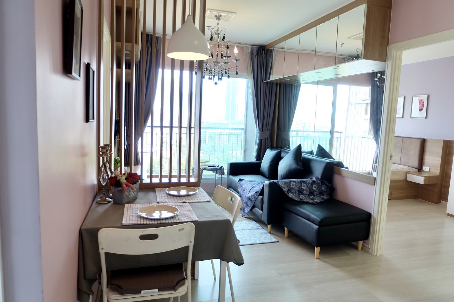 ให้เช่า Aspire Rattanathibet 2 นอน ห้องมุม