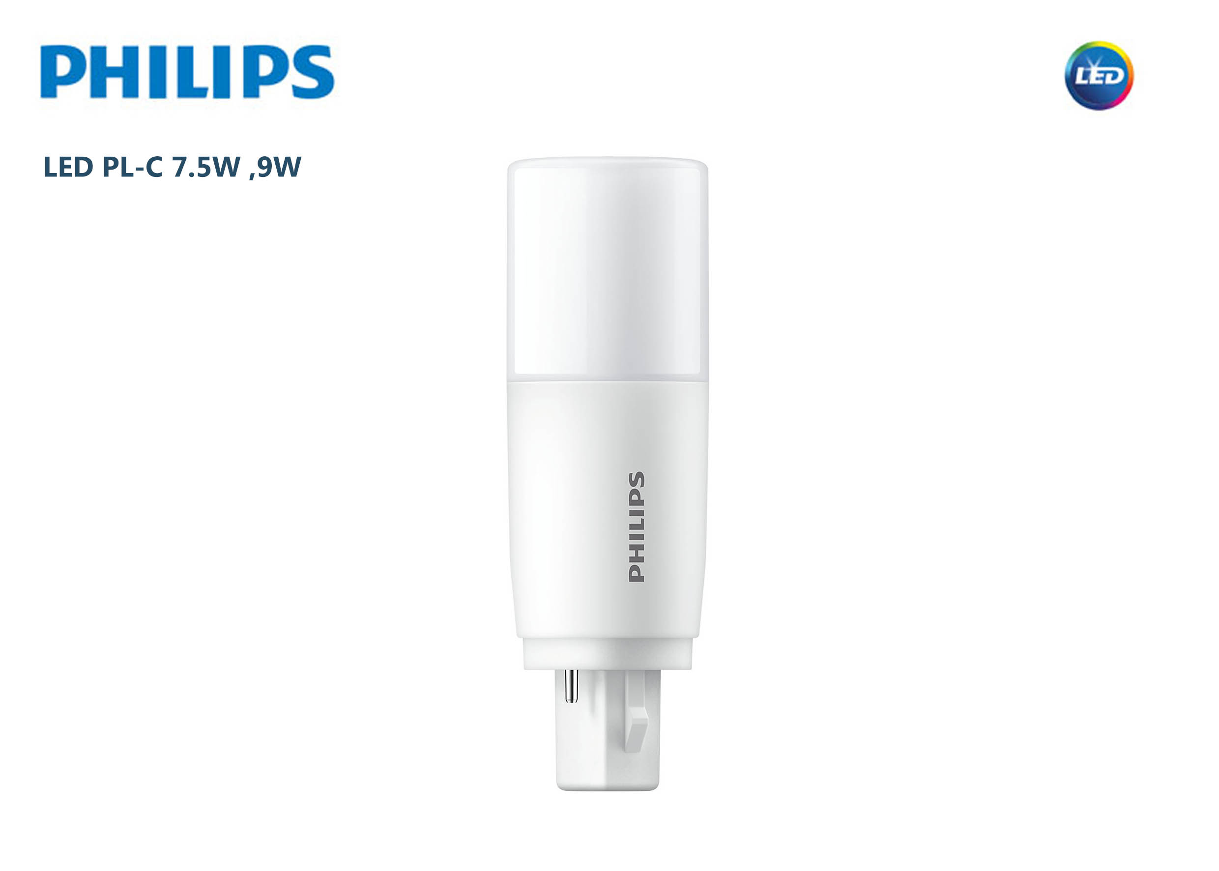 หลอดไฟ LED PL-C 7.5W ,9W PHILIPS