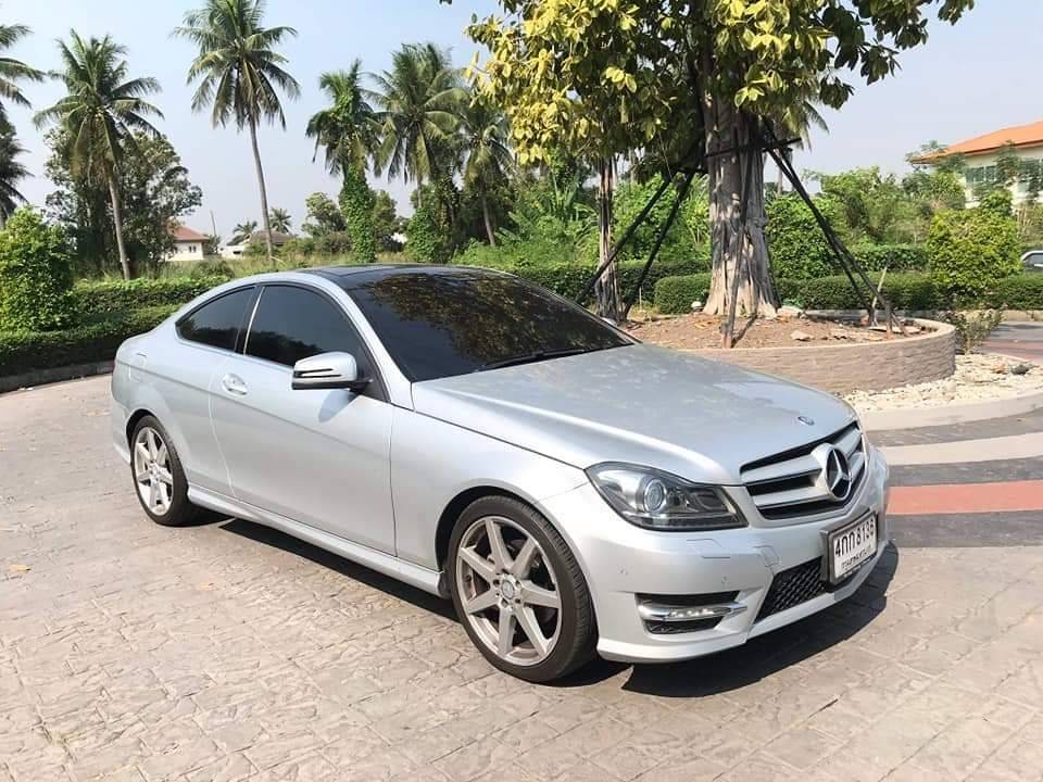 Mercedes Benz C180 W204 AMG Coupe สีบรอนซ์ ปี 2013 จด 2015