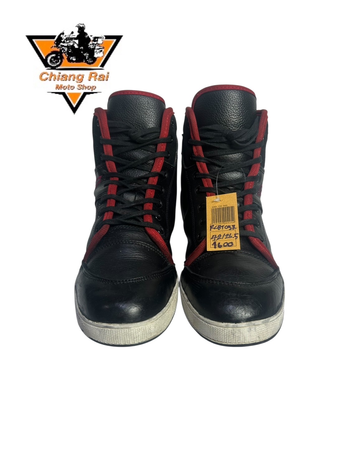 รองเท้าขี่มอเตอร์ไซด์( มือสอง) RCBT-057 Size ขนาดจากป้าย 42:EUR / 8:UK / 26.5:Cm.(RST)