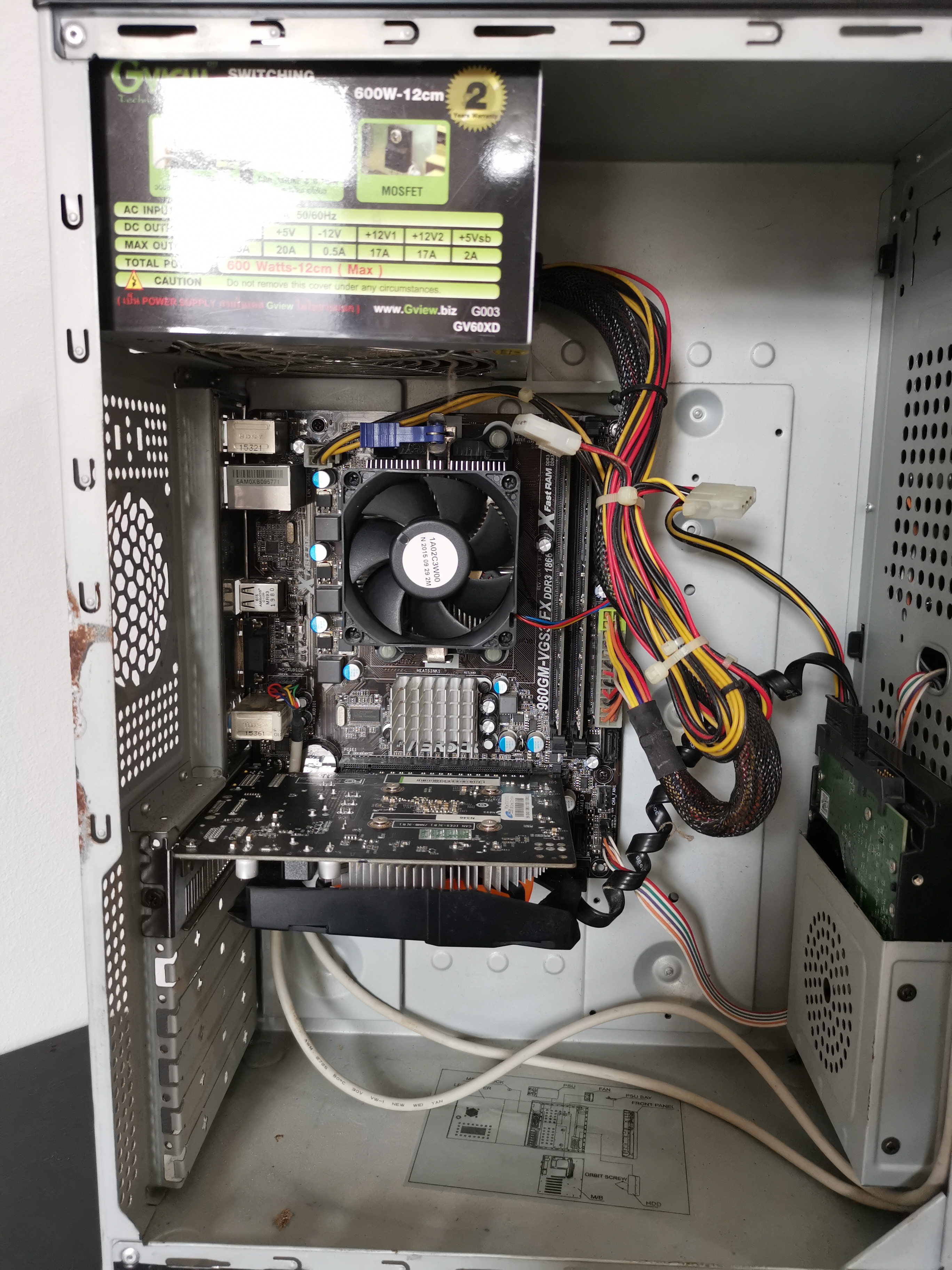คอมประกอบ FX6300 + 750ti