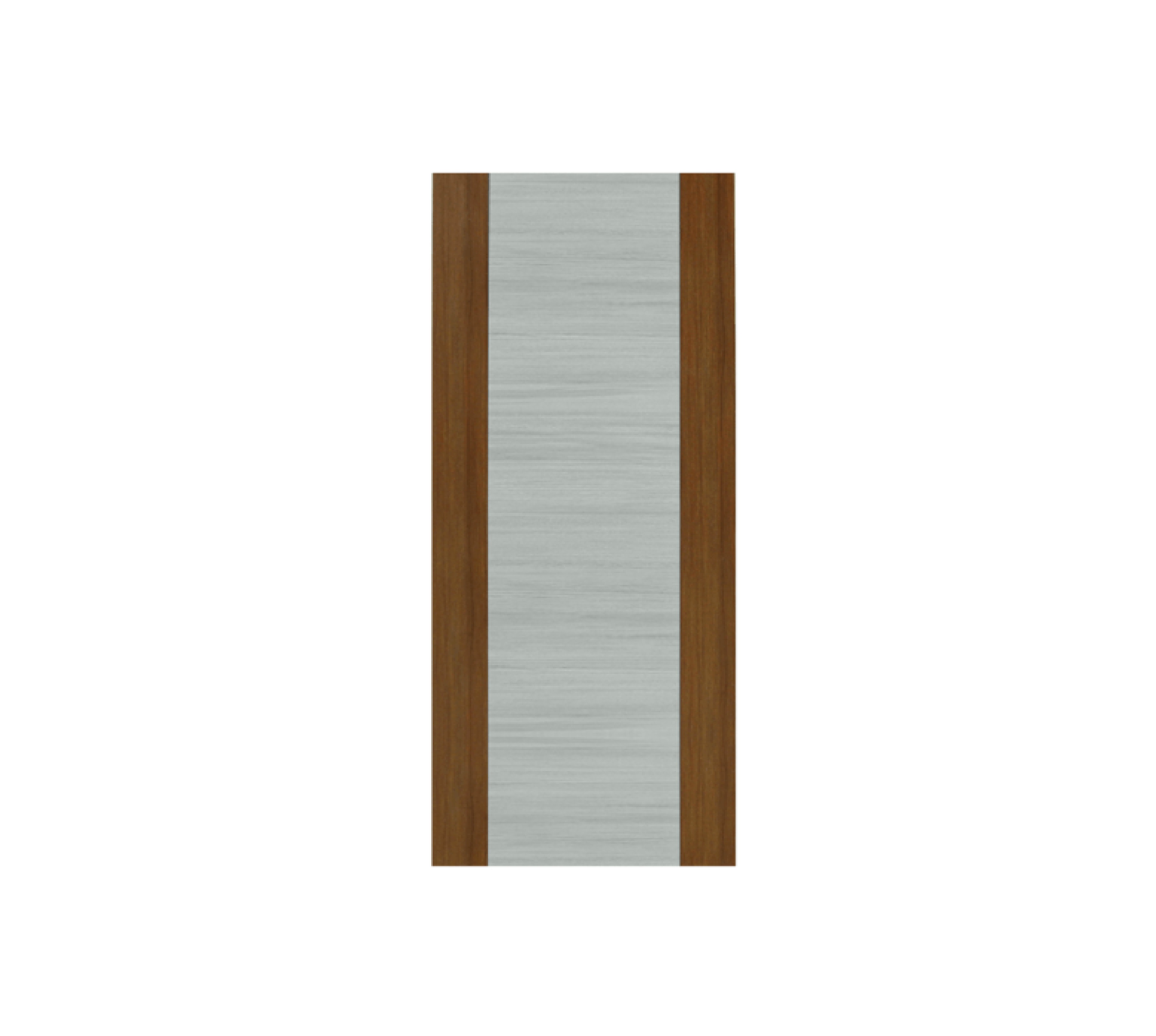 HOLZTUR ประตูเมลามีน MD-MD43 80x200ซม. GRAY WENGE – BROWN OAK
